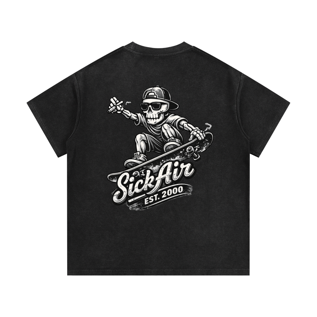 Sick Air 4/20 Skully Waffle Tee