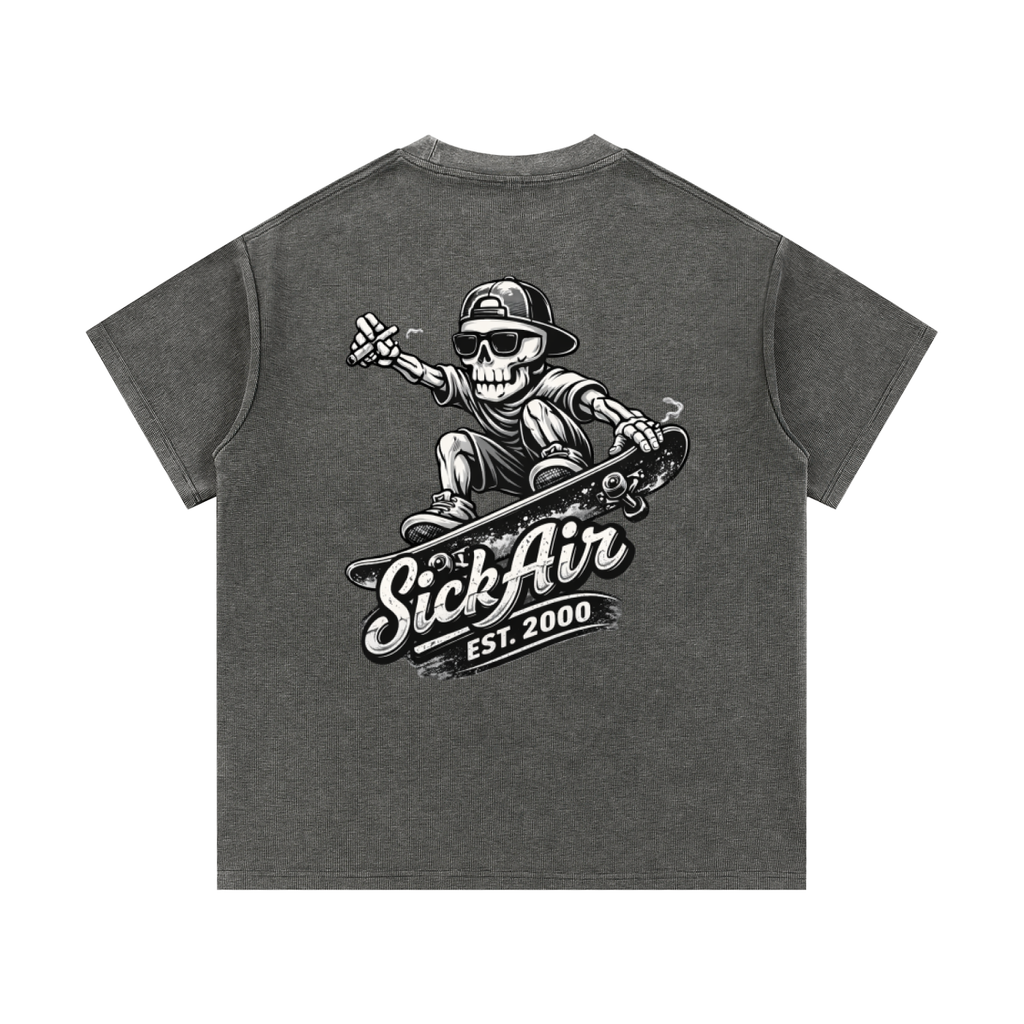 Sick Air 4/20 Skully Waffle Tee
