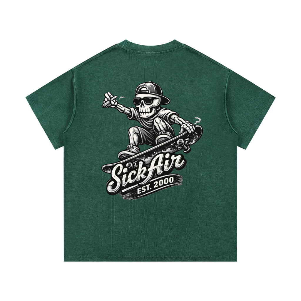 Sick Air 4/20 Skully Waffle Tee